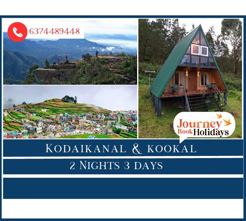 Kodaikanal Tour Package – 2 Nights 3 Days with Kookal Village Stay